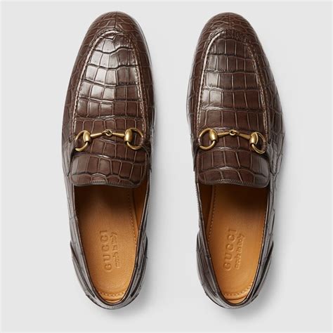 gucci.jordaan loafers|gucci crocodile loafer.